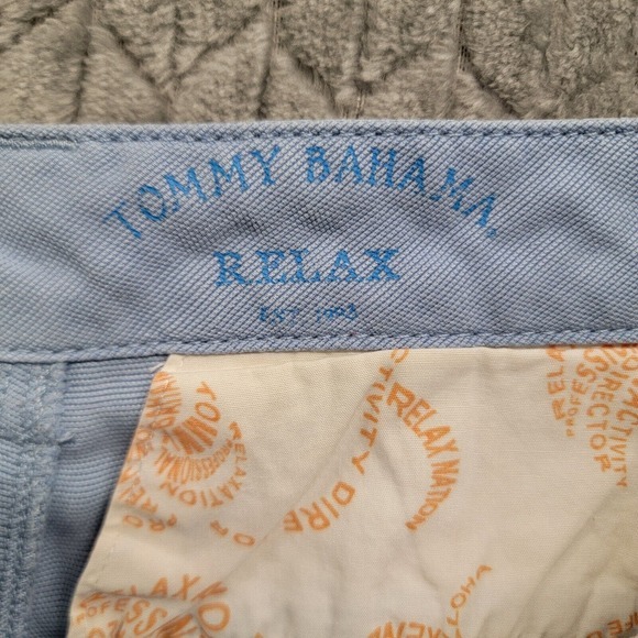 Tommy Bahama Relax Tencel Twill Cargo Shorts Men's Size 33 Light‎ Blue - Picture 2 of 8